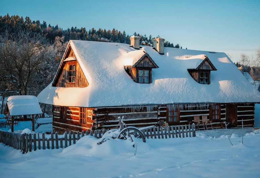 Bieszczady Domki na odludziu, Ropienka, Przystanek Ropienka Chata Łemkowska