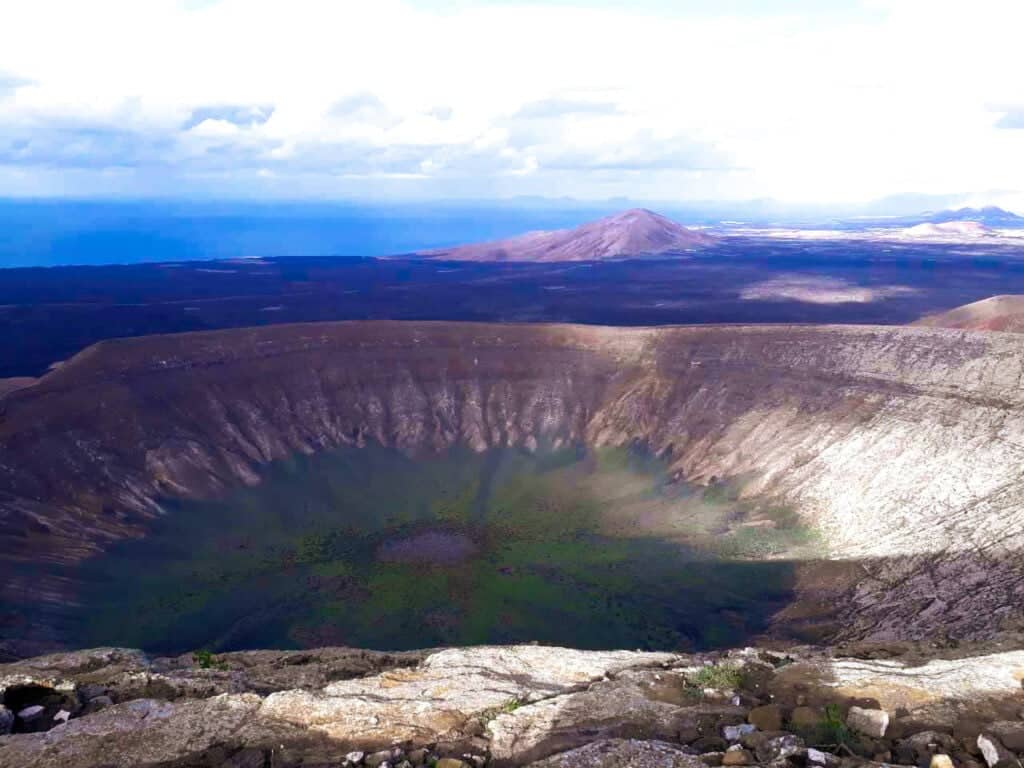 wulkan caldera blanca lanzarote atrakcje