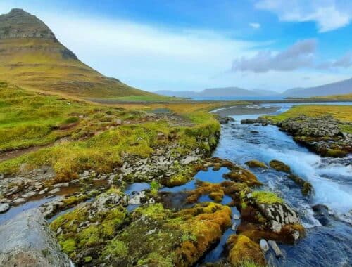 Góra Kirkjufell Snæfellsnes Islandia