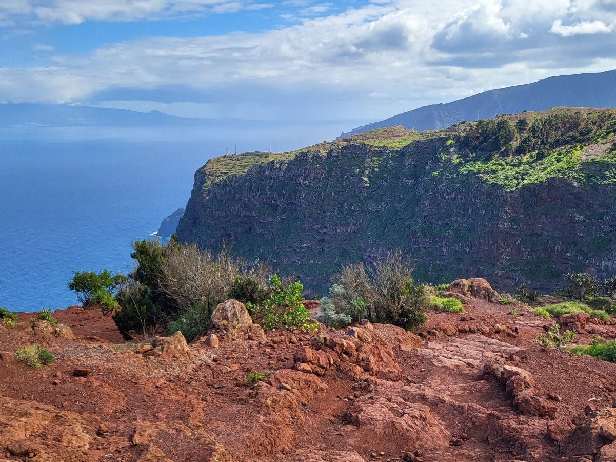 Klify przy Mirador de Abrante La Gomera Wyspy Kanaryjskie