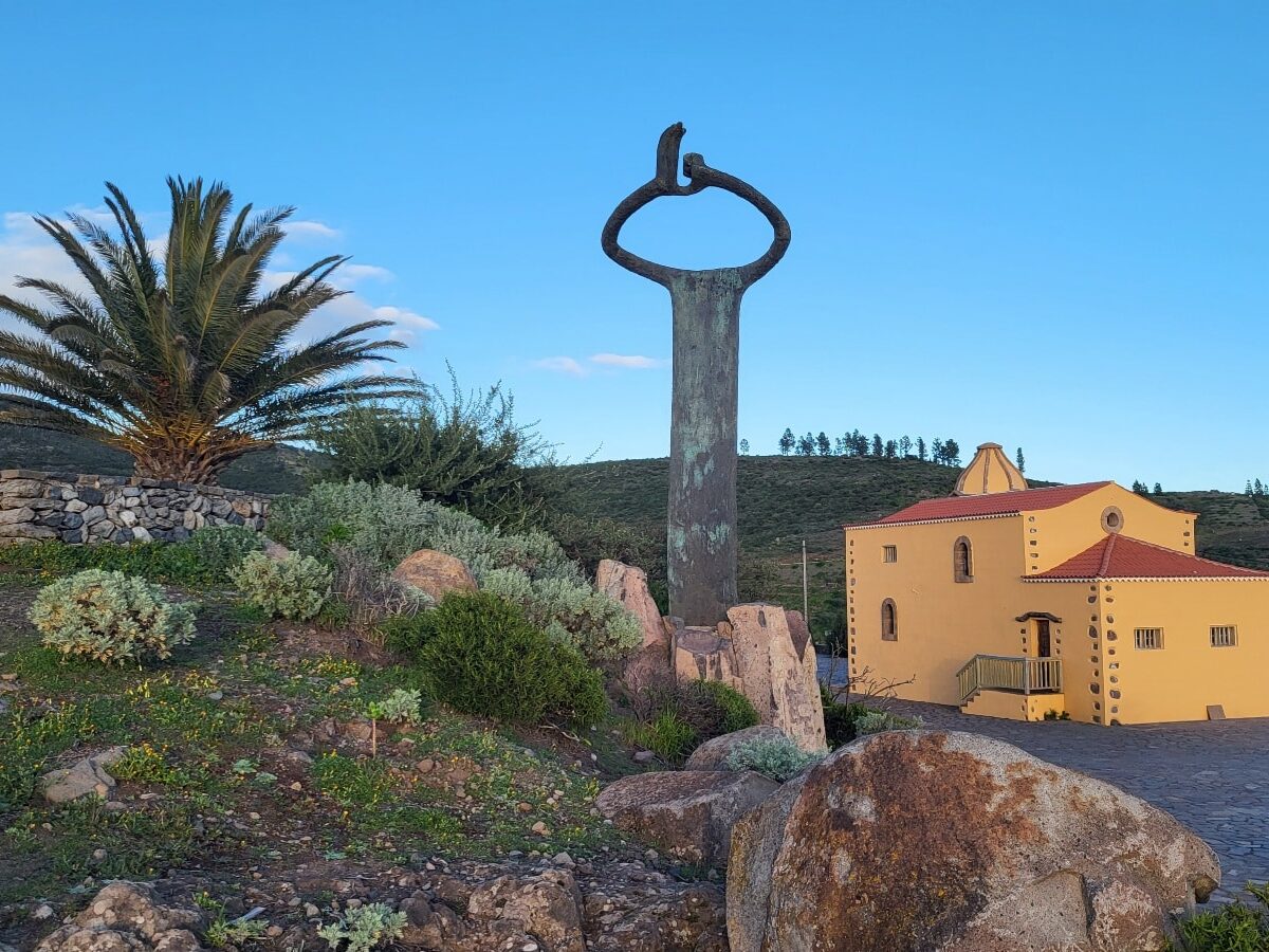 Pomnik Silbo Gomero La Gomera Wyspy Kanaryjskie
