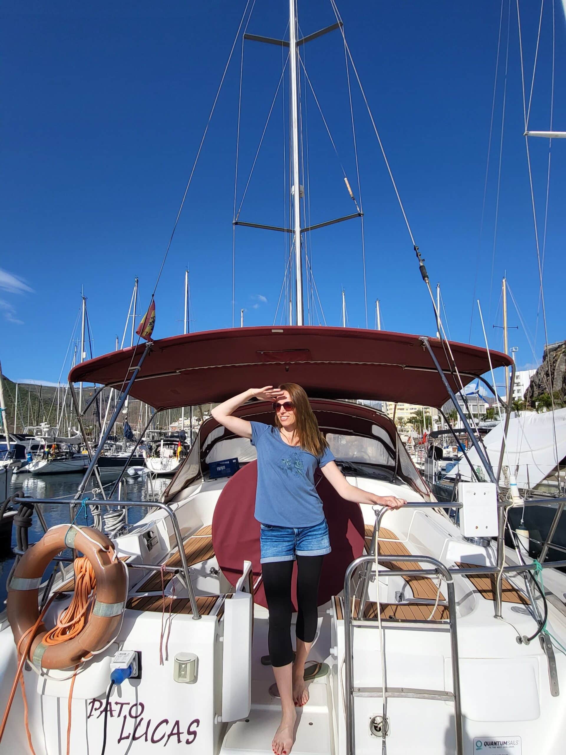 Port w San Sebastian La Gomera Wyspy Kanaryjskie