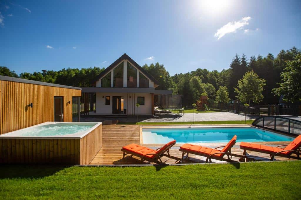 Domek na odludziu z jacuzzi, Masuria Rosa, Regiel