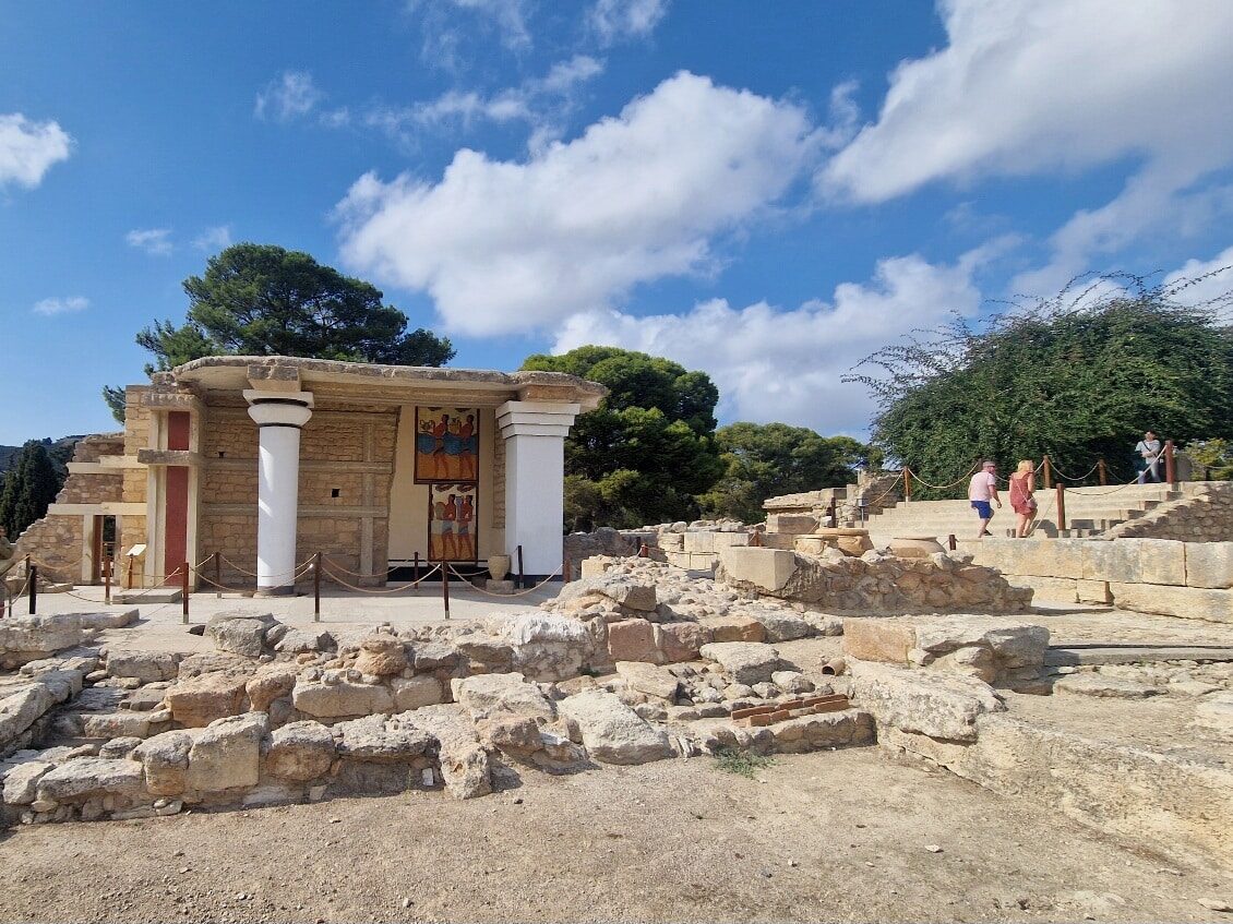 Chania, Kreta, Grecja, Pałac w Knossos