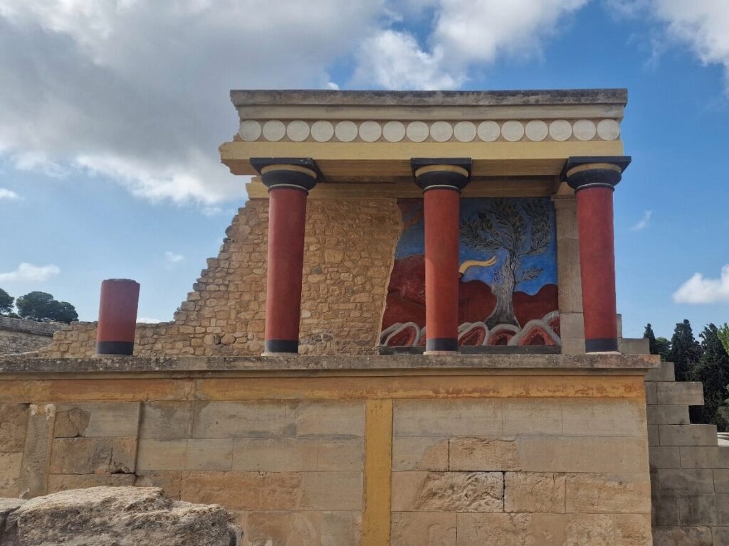 Chania, Kreta, Grecja, Pałac w Knossos