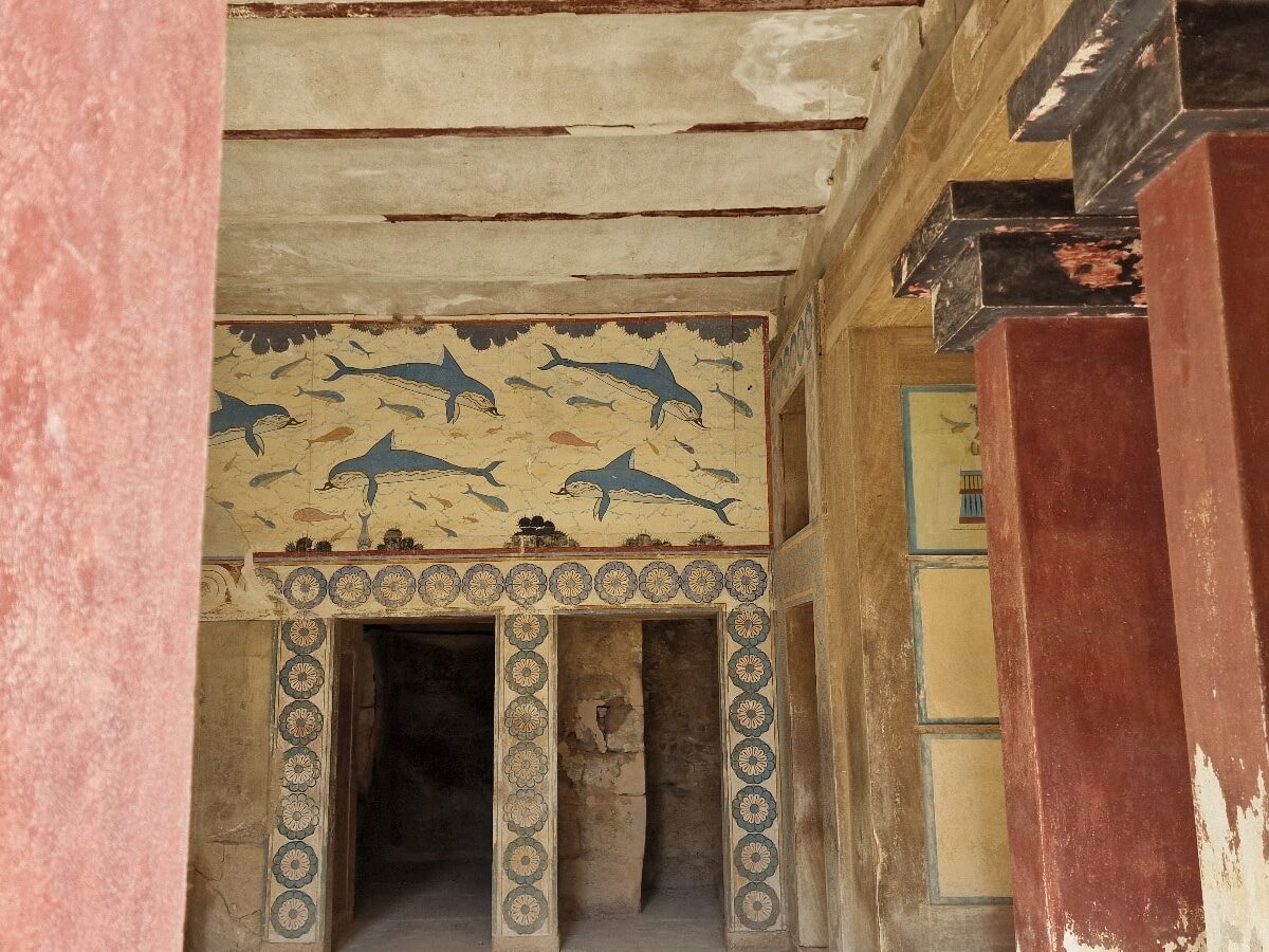 Chania, Kreta, Grecja, Pałac w Knossos
