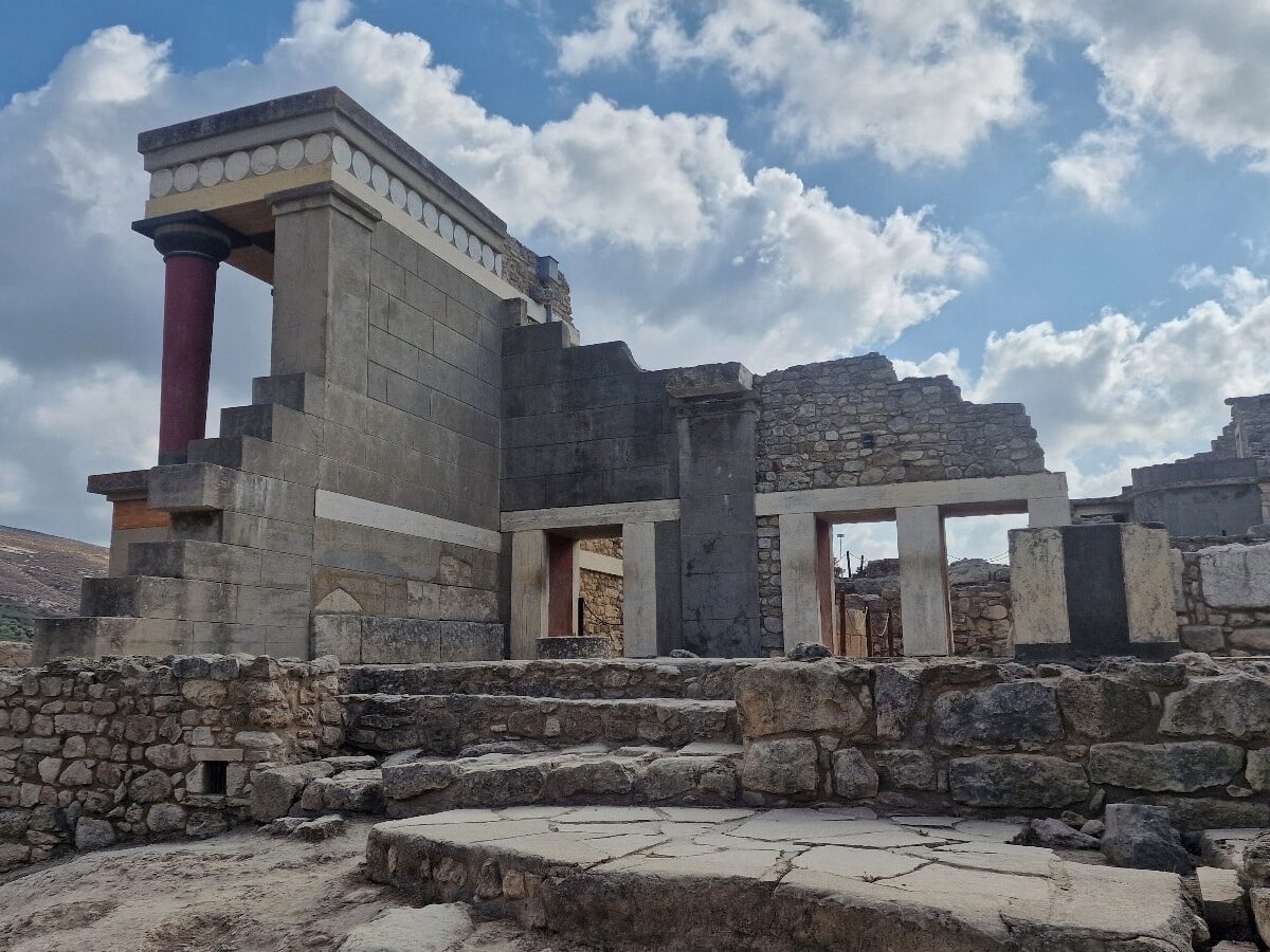 Chania, Kreta, Grecja, Pałac w Knossos