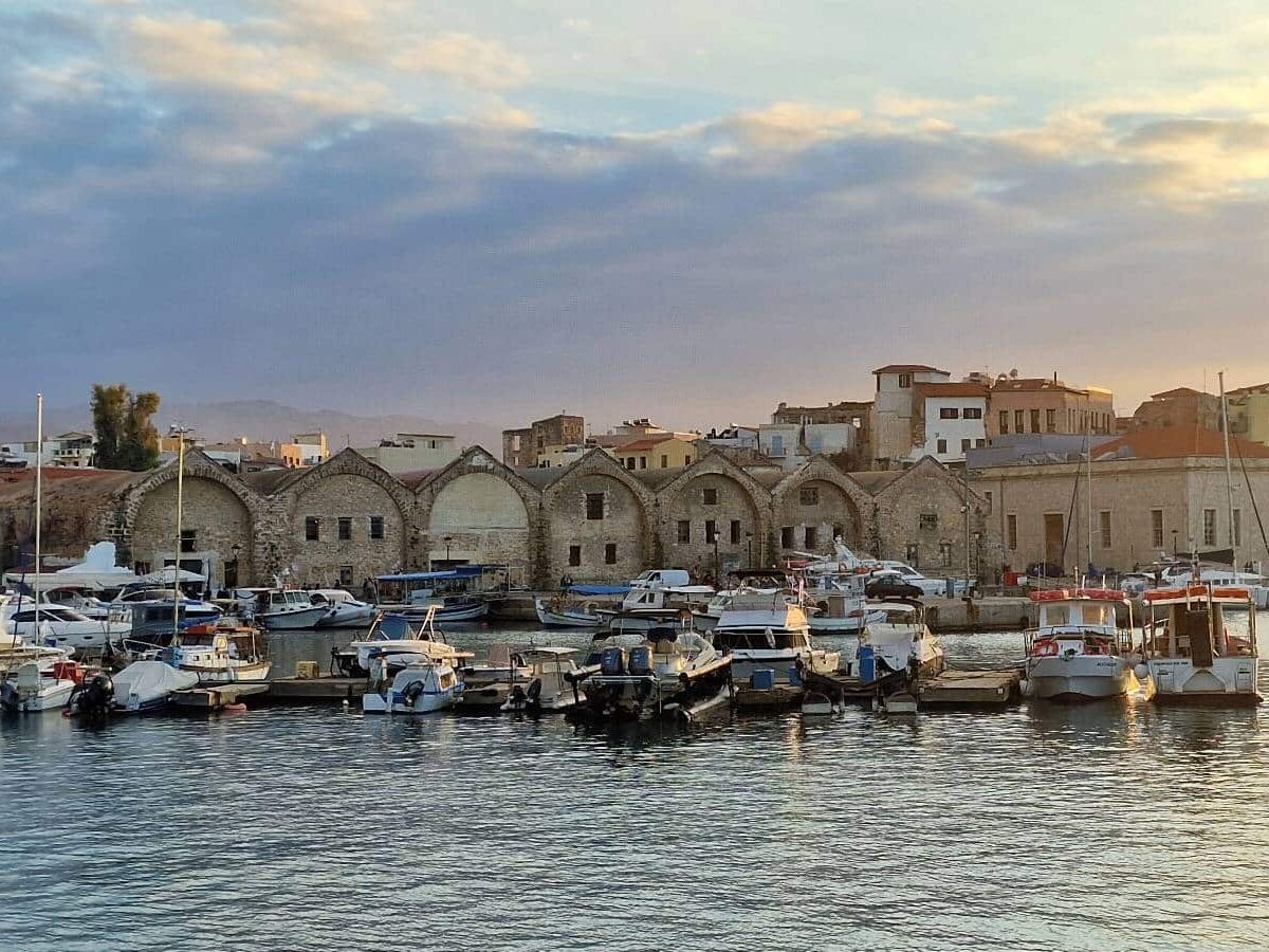Chania atrakcje, Port Wenecki, Kreta, Grecja