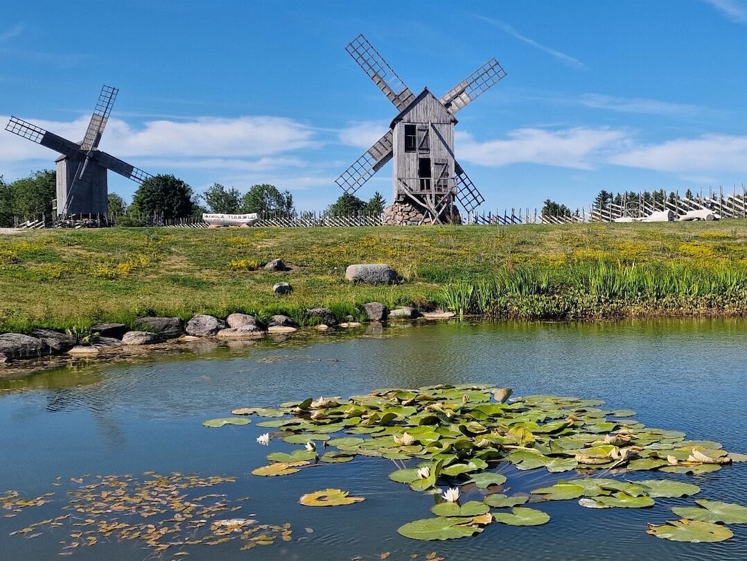 Skansen Wiatraków Angla, Saarema, Estonia