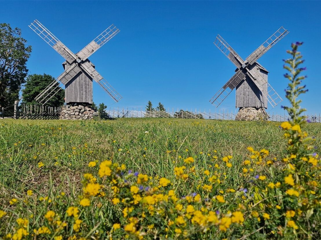 Skansen Wiatraków Angla, Saarema, Estonia